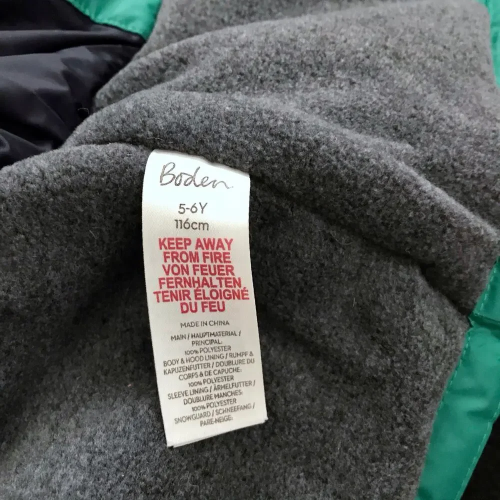 Boden NWT Parka Jacket for Boys Size 5-6Y - Picture 13 of 15